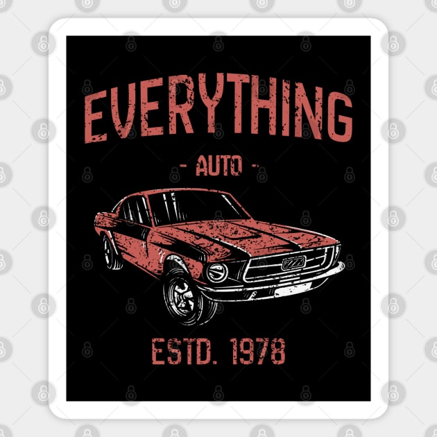 Everything Auto Magnet by Stylecombinator